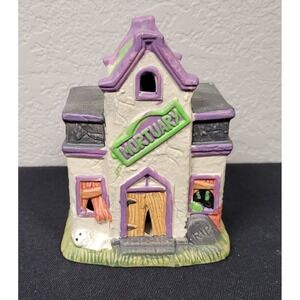 Greenbrier International Halloween Village Mortuary Ceramic/Porcelain House